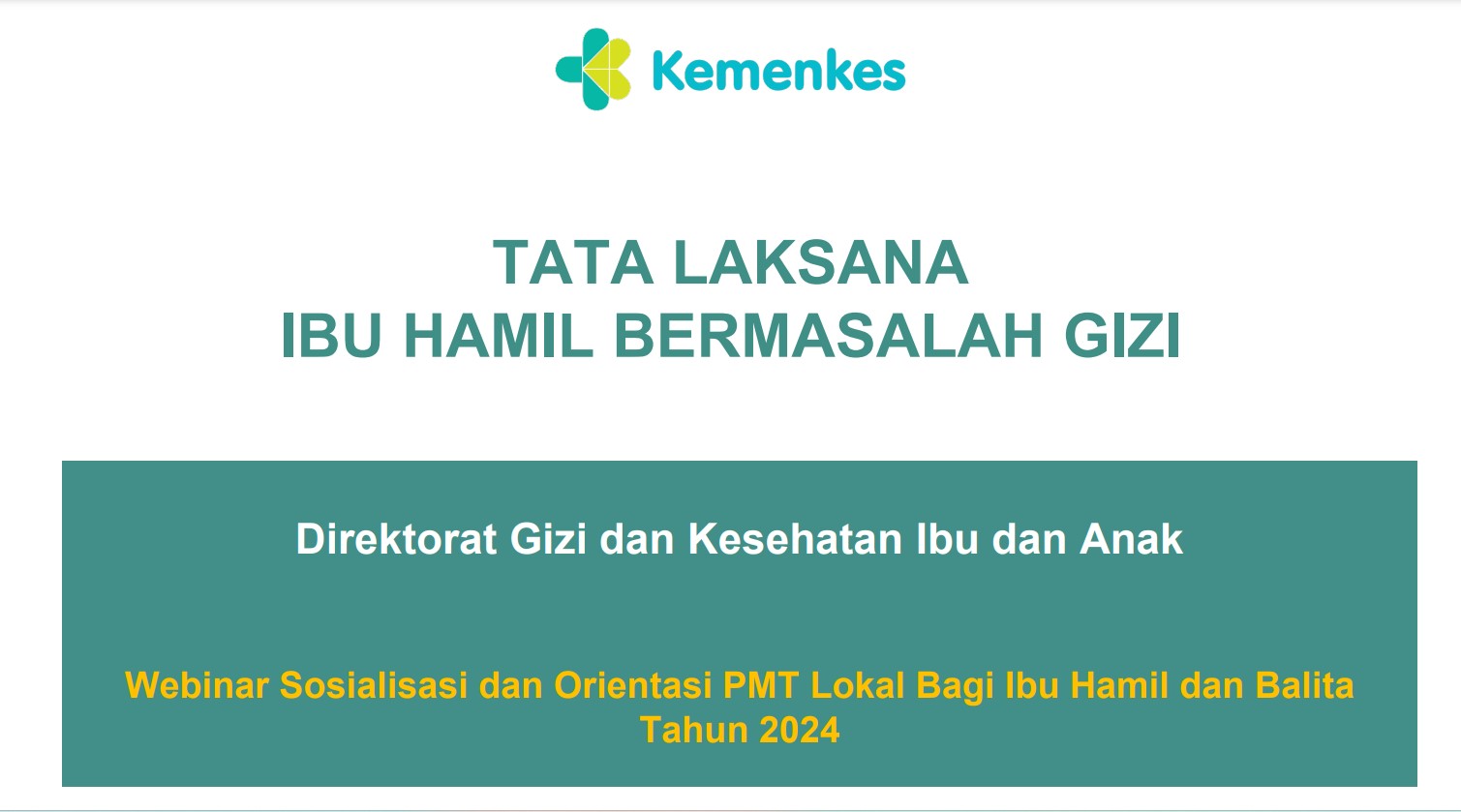 TATA LAKSANA IBU HAMIL BERMASALAH GIZI